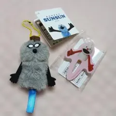 パペットスンスン　フィンガーマスコット＊ゾンゾン・ヘアクリップ＊ノンノン