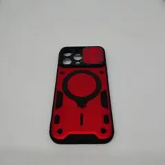 iPhone14 pro max用ケース　赤管理c01