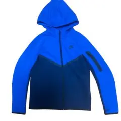 NIKE Tech Fleece フルジップパーカー ブルー Xsan
