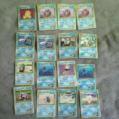 旧裏ポケモンカード　カスミのポケモン16枚セット