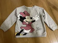 ミニーマウス トレーナー 裏起毛110