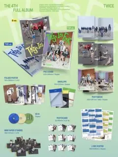 TWICE アルバム 未開封 セット まとめ売り TWICE アルバム 新品未開封 this is for 3形態セット 初回特典