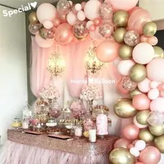 デコレーション 超豪華セット︎ ピンクゴールド 結婚式 バルーン 誕生日 飾り付け
