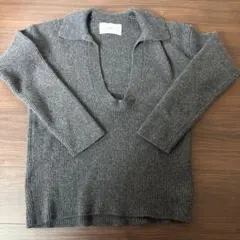 TODAYFUL 長袖 ニット セーター グレーのサムネイル