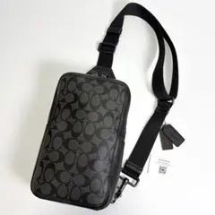 新品未使用 コーチ スリム ポーチ シグネチャー クロスボディ 2way