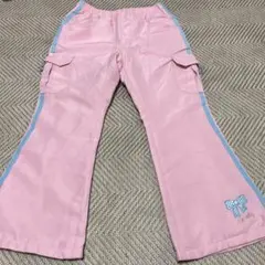 ピンク　シャカシャカパンツ　裏起毛
