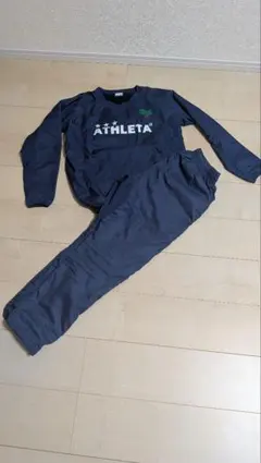 ATHLETA ピステ上下セット 160ネイビー