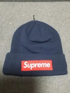 Supreme New Era Box Logo Beanie NAVY