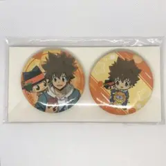 未使用 家庭教師ヒットマンREBORN! ひこくじ 缶バッジ ツナ＆リボーン