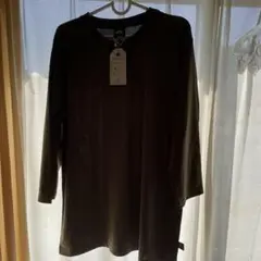 LOGOS Mサイズ 七分袖カットソー オリーブ