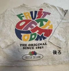 FRUIT OF THE LOOM ロングシャツ Tシャツ110cm マーキーズ