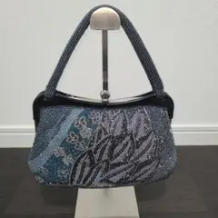 和装バック　ビーズ刺繍