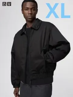 UNIQLO U パフテックショートブルゾン XL ブラック