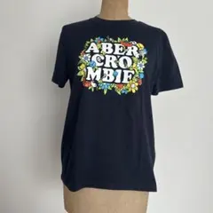 ABERCROMBIE ブラック (濃いネイビー)Tシャツ