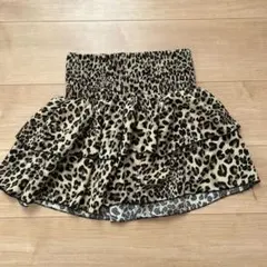 SHEINヒョウ柄フリルスカート