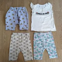 PAUL & JOE ユニクロトップス パンツ 4枚 80cm 保育園着 子供服