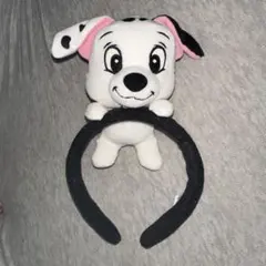 ダルメシアン耳付きヘアバンド