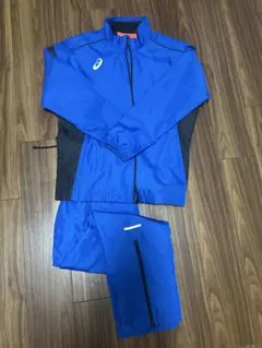 asics ウィンドブレーカー 上下　部活　裏起毛