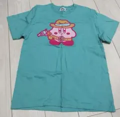 星のカービィ Tシャツ ライトブルー カウボーイ M