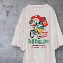 WEGO 【F】 ホワイト　半袖　Tシャツ　レア　希少　レディース　トップス