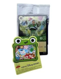 ロルカナ バズライトイヤー ディズニーランド限定 プロモ2枚 + シール2
