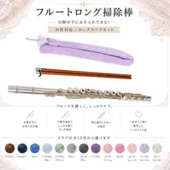 フルートロング掃除棒 スワブセットのサムネイル