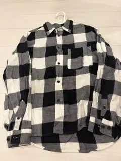 H&M リラックスフィット ネルシャツ