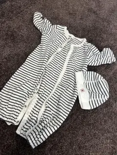 プチバトー　2wayオール　帽子　靴下　セット