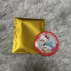 ちいかわ×サンリオキャラクターズ 缶バッジ ハチワレ キティ