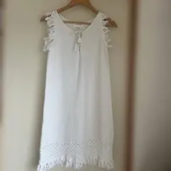 JILLSTUART ホワイトノースリーブチュニックのサムネイル