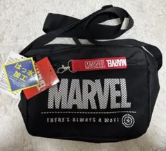 MARVEL ブラック ショルダーバッグ