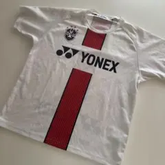 YONEX ヨネックス 旧ロゴ ゲームシャツ サイズ ホワイト 日本製 レトロ