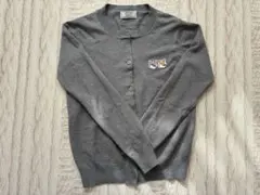 MAISON KITSUNÉ グレー カーディガン