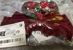 ベロアリボンバレッタ、シュシュセット