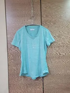 Columbia Vネック Tシャツ S/P ライトブルー