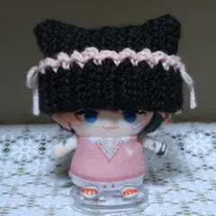 ぬいぐるみ用ねこみみニット帽