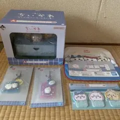 一番くじ ちいかわ A賞 ほっこり銭湯小物入れフィギュア＋おまけ4点セット