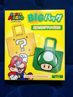 ​【非売品・新品】スーパーマリオ BIGバッグ ハテナブロック 1UPキノコ