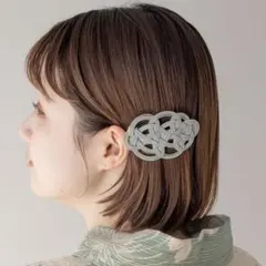 【美品】水引バレッタ（浴衣ヘアアクセサリー）