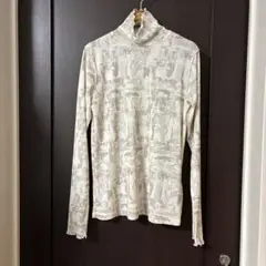 美品＊LEPSIM＊シアー総柄カットソー