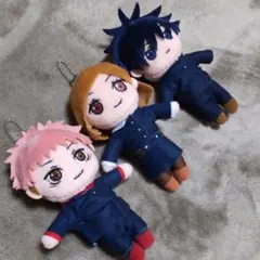 呪術廻戦キーチェーン マスコットぬいぐるみ  呪術高専 東京高１年ズ 制服