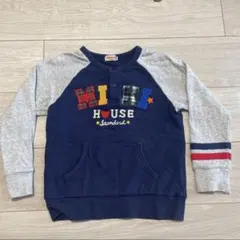 MIKI HOUSE ミキハウス　トレーナー120cm ネイビー