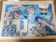 LOTTE 初音ミク 星街すいせい コラボ 販促ポスター リバーシブル