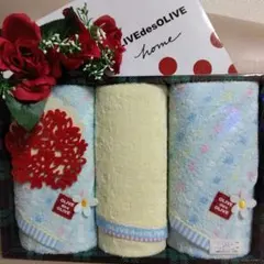 ★OLIVE des OLIVE オリーブデオリーブフェイスタオル 3枚セット★
