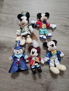 ディズニーリゾート ぬいぐるみバッチ 5個セット