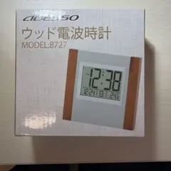 ADESSO ウッド電波時計 モデル8727のサムネイル