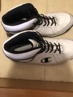 Champion ハイカットスニーカー ホワイト/ブラック