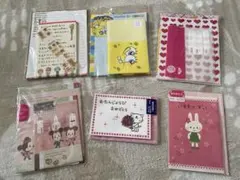 カラフルなレターセットと封筒セット