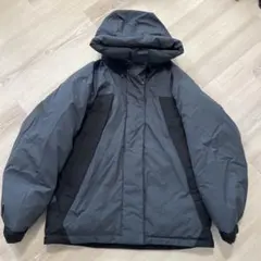 LOGOS DAYS フード付き ダークグレー 中綿　ダウンジャケット