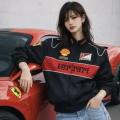 Ferrari ジャケット　ブラック　L